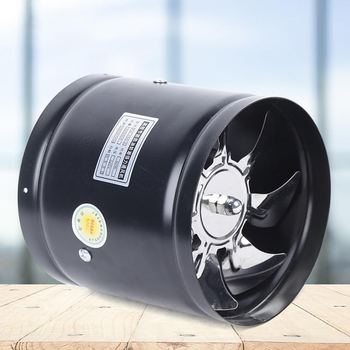 150mm 500m³/h Axial Rohrventilator Metall Gebläse Kanal Lüfter Abluft Zuluft, in Küchen, Wohnzimmern