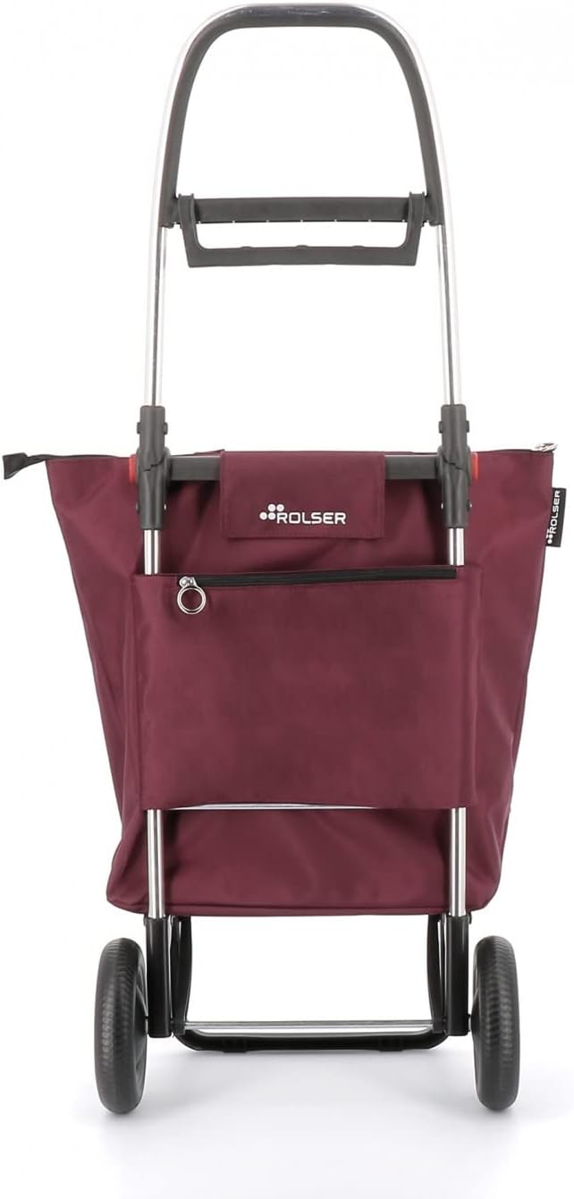 Klappbarer Einkaufstrolley Rolser Mini Bag Plus MF 2 Räder - Burdeos, Burdeos