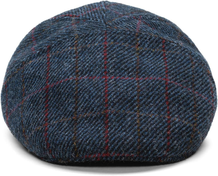 Sterkowski Ivy Five | 100% Harris Tweed Schirmmütze für Herren und Damen | Elegant Praktisch Flat Ca