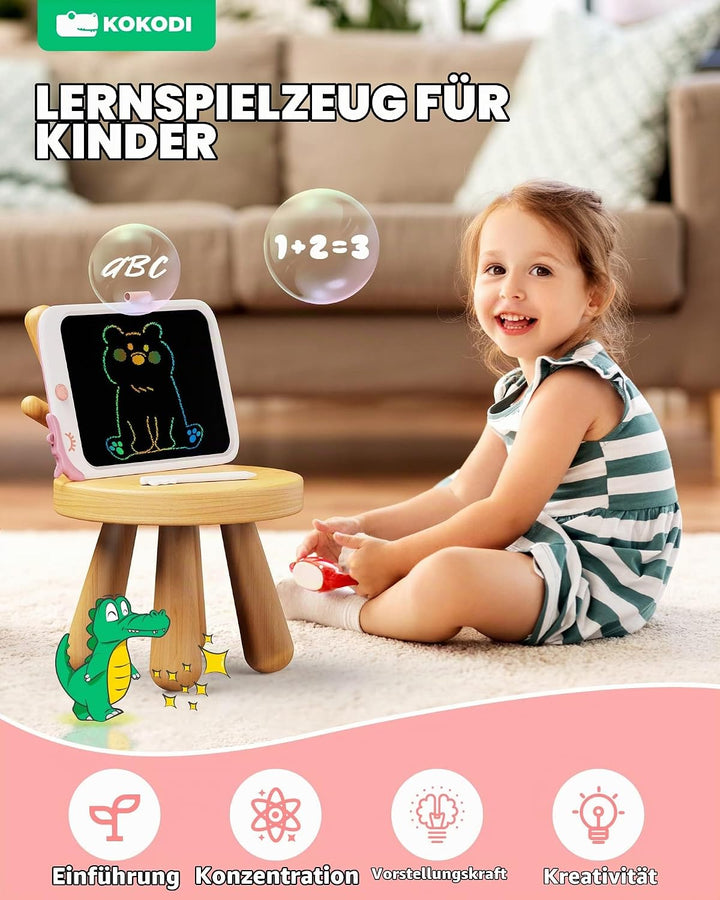 kokodi Einhorn Spielzeug für 3 4 5 6 7 Jahre Mädchen alte Jungen Kinder, 10 Zoll Schreibtafel Zauber