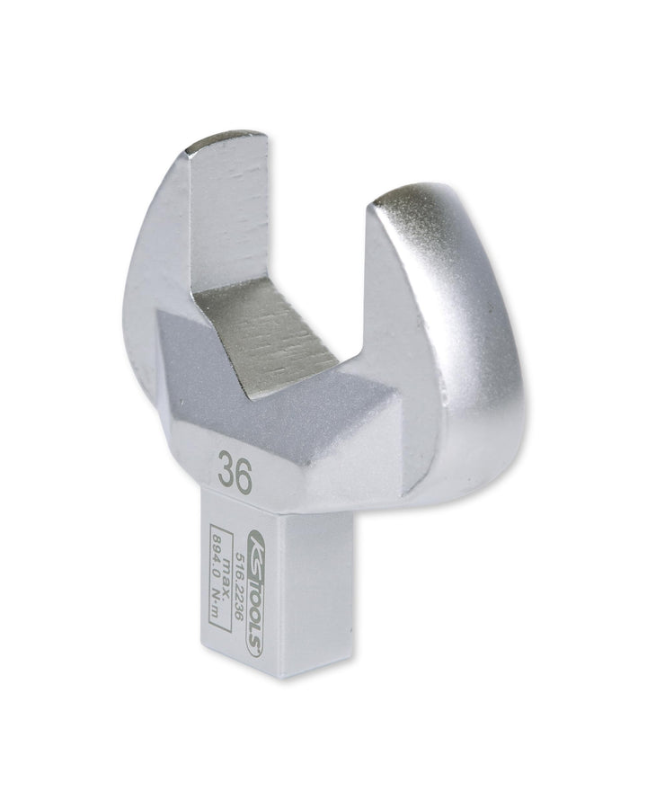 KS Tools Einsteck Maulschlüssel 4 x 18 mm 516.2236 I Verchromter Schraubenschlüssel, 6 Kant Profil I