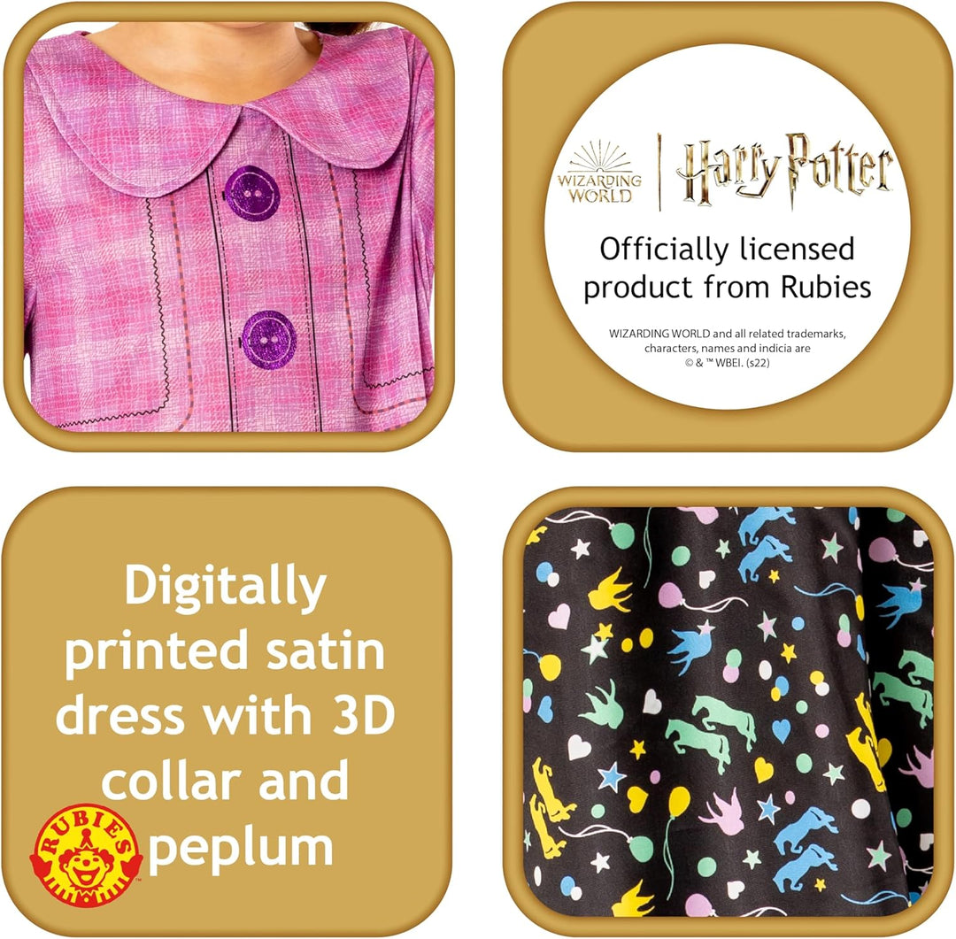 Rubies Offizielles Harry Potter Luna Lovegood Kinderkostüm, Buchtag Kinderkostüm 5-6 Jahre, 5-6 Jahr