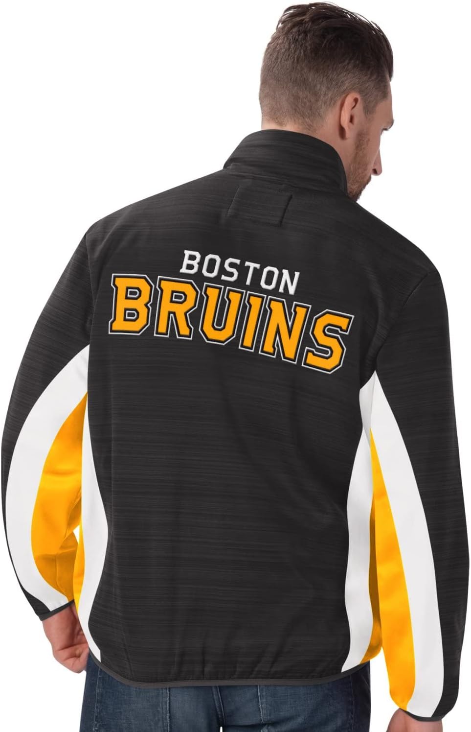 G-III Boston Bruins Power Forward NHL Track Jacket Schwarz L Schwarz, L Schwarz
