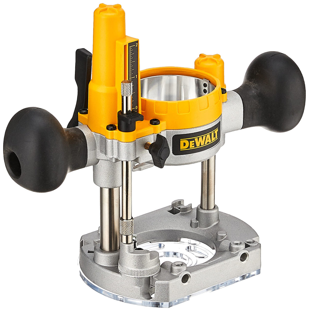 DEWALT Tauchbasis für Kompaktfräser, Stahlstangen für reibungslosen Tauchhub (DNP612)