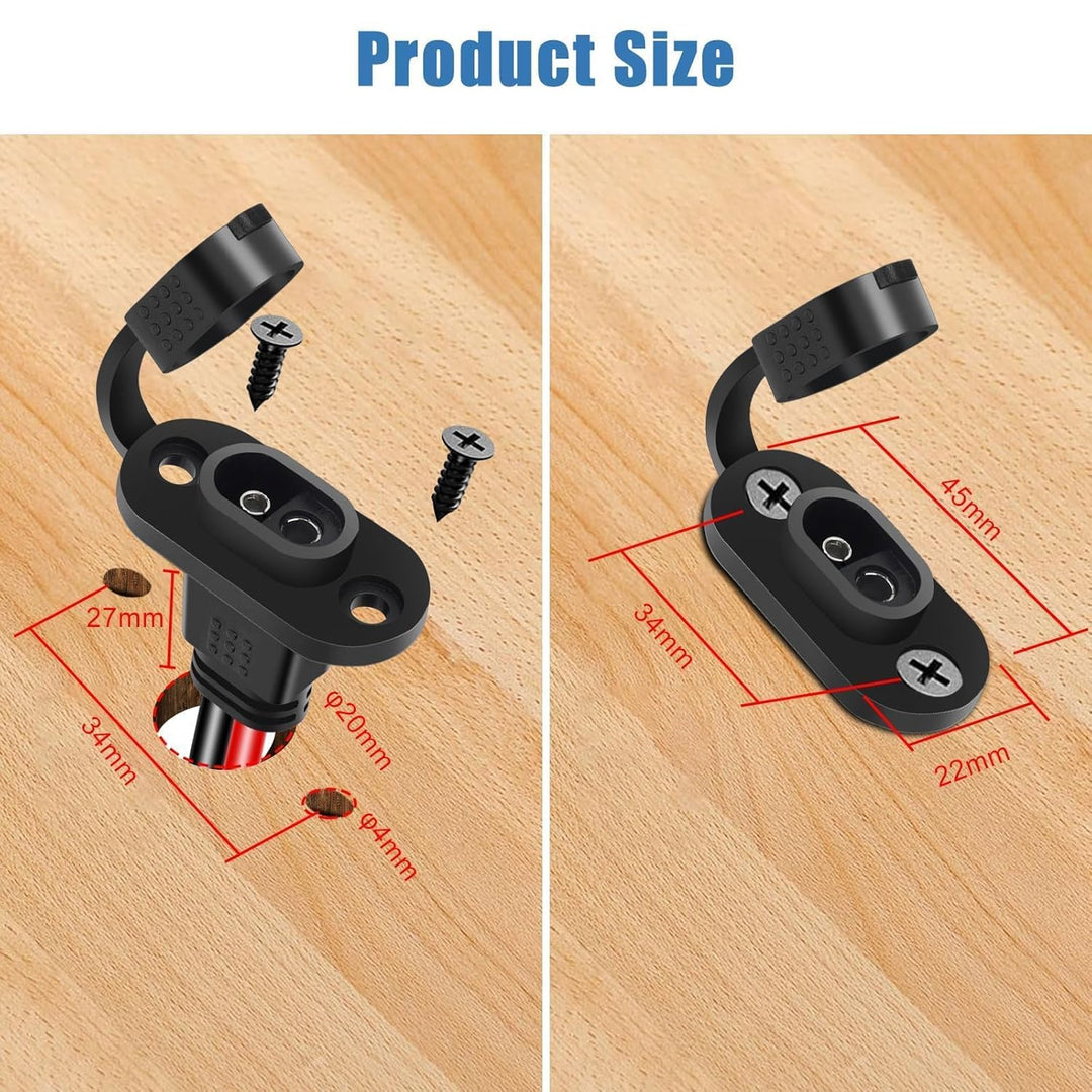 Linkstyle SAE-Schnellverbinder, SAE-Verlängerungskabel, 10 AWG, Stecker auf Buchse, Steckdose, Seite