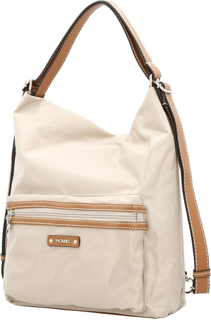 Picard Damen Beuteltasche Und Rucksack SONJA aus Nylon Gross | mit Reissverschluss | Beuteltasche un