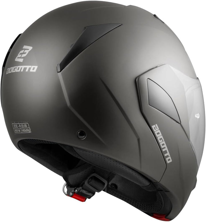 Bogotto V280 Klapphelm (Anthracite Matt,XS) XS Anthracite Matt, XS Anthracite Matt