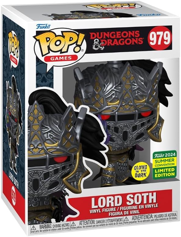 Funko Pop Lord SOTH 2024 Summer Convention Limited Edition Glows in The Dark 979