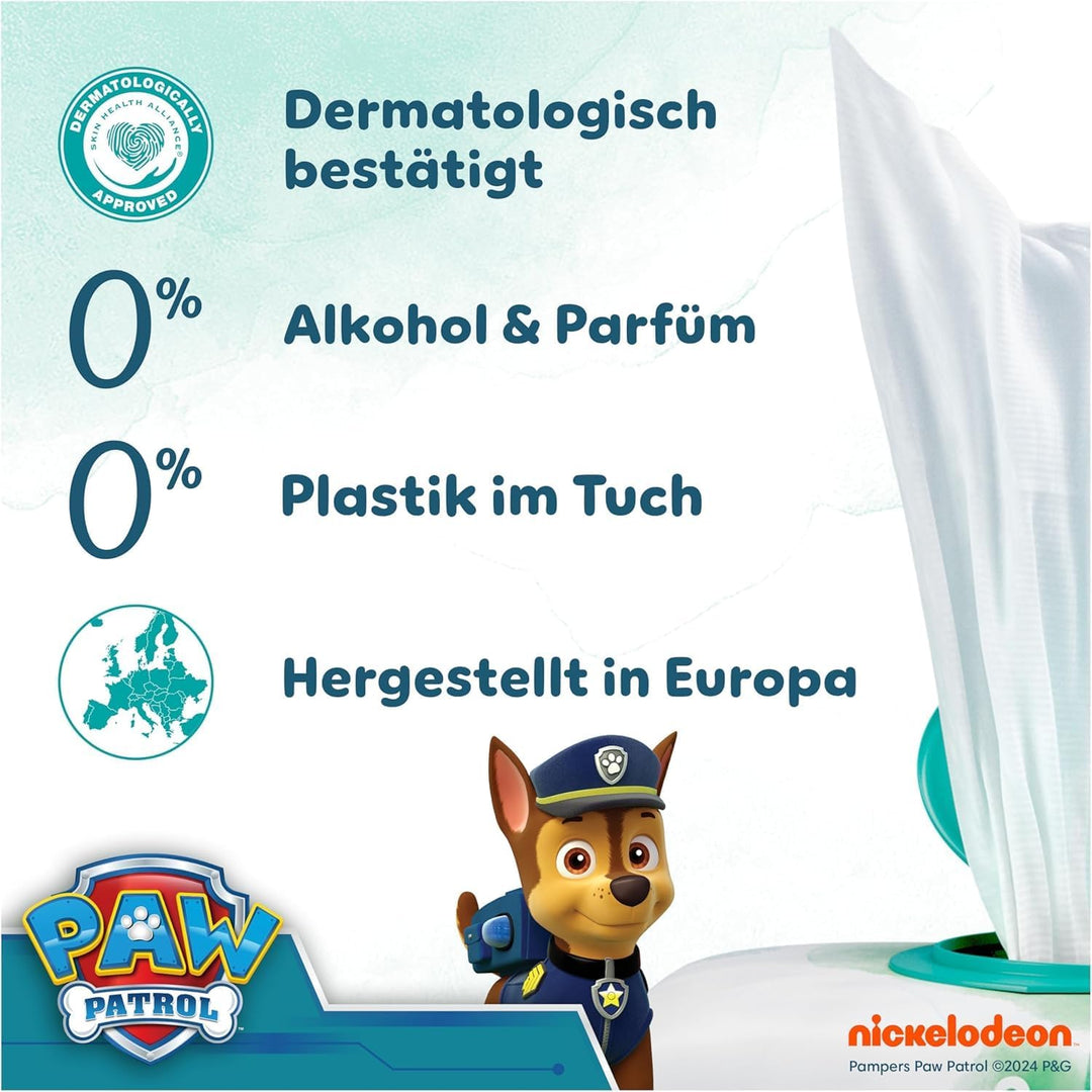 Pampers Harmonie Aqua Baby-Feuchttücher, 15 Packungen = 720 Feuchttücher, 1 stück (720er Pack)