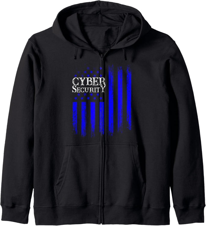 Cybersecurity IT Analyst US Art Certified Tech Security Kapuzenjacke