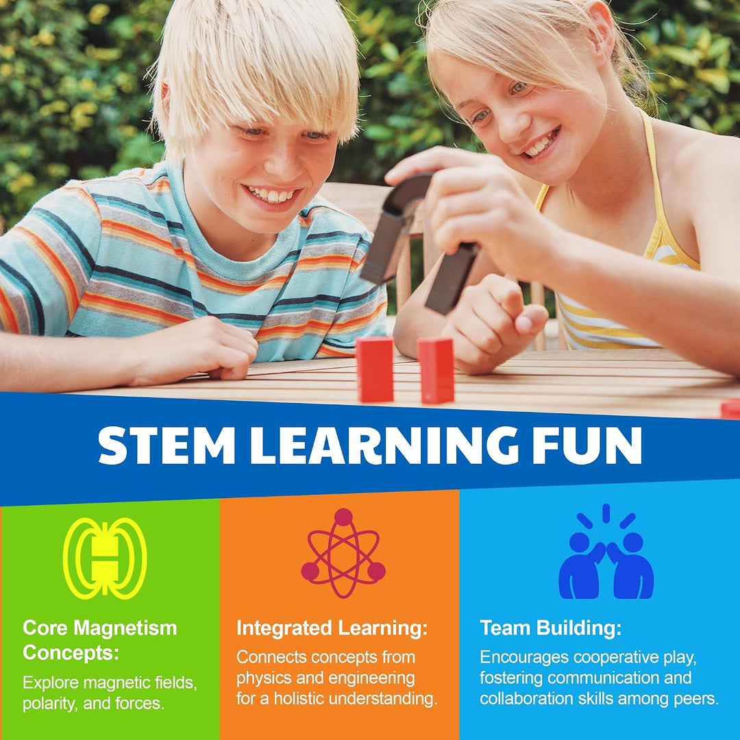 4M STEAM Powered Kids Magnet Exploration - Experimentierkasten Kinder ab 8 Jahre, Mint Lernspielzeug