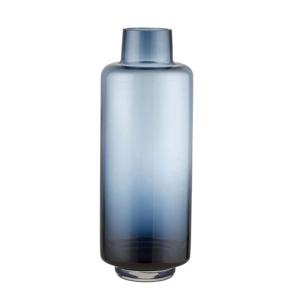 Lene Bjerre Vase Hedria, blau, Glas 11 x 11 x 30 cm Blau, 11 x 11 x 30 cm Blau