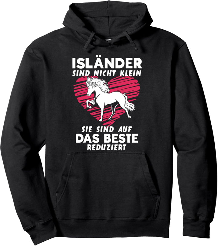 Isländer Islandpferd Friese Jungs Pony Spruch Pferdle Pullover Hoodie