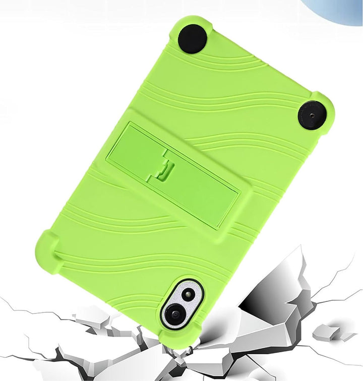 GIOPUEY Hülle Kompatibel mit Blackview ZENO 1 8inch - mit Ständer - Weiche TPU Silikon Schutzhülle -