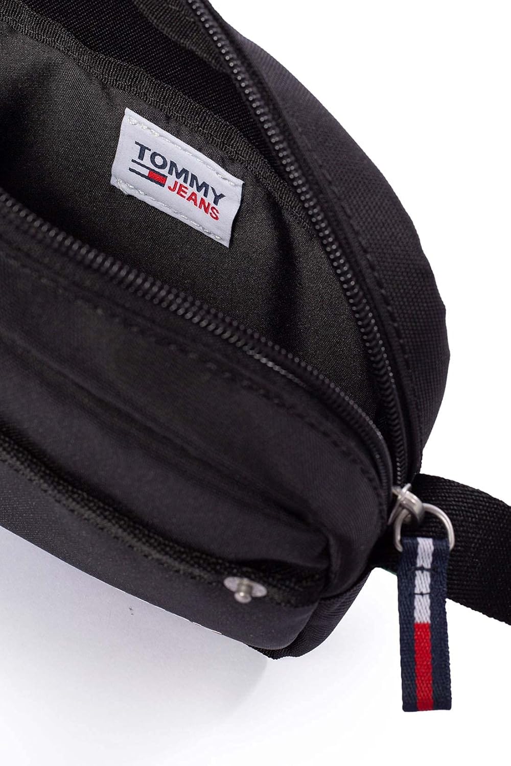 Tommy Jeans - Unisex Campus Schultergurt mit Logo Einheitsgrösse Schwarz, Einheitsgrösse Schwarz