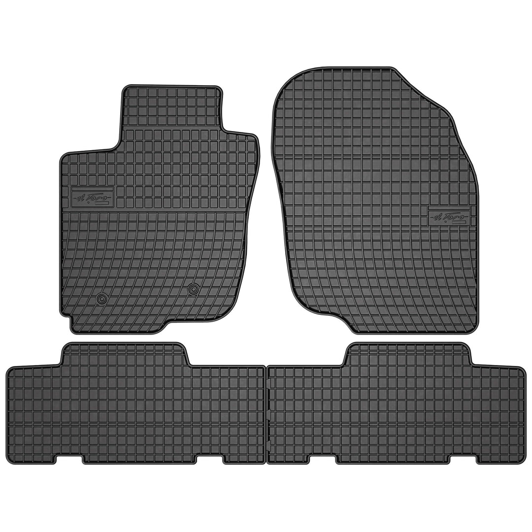 M MOTOS Gummimatten Auto Fussmatte passt für Toyota RAV4 III 2005-2012 Verbessern Sie Ihren Reisekom