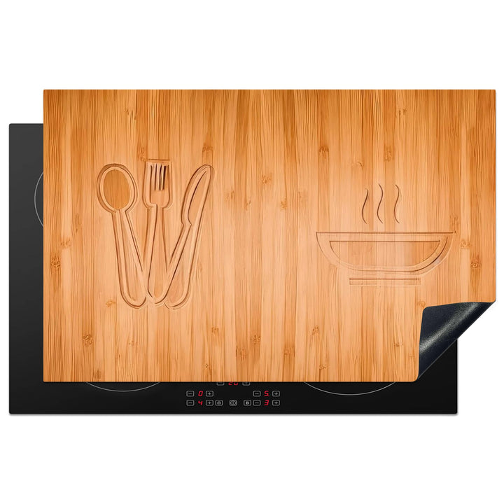 KitchenYeah© Herdabdeckplatte Einteilig Kochfeld Abdeckung Ceranfeld Abdeckplatte Induktionskochfeld