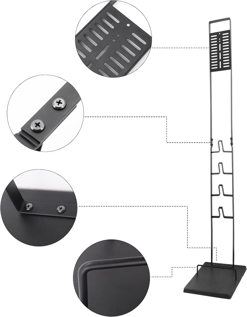 DingGreat Staubsaugerhalterung Bodenständer Ständer Metallständer Staubsaugerhalter Halterung Stände