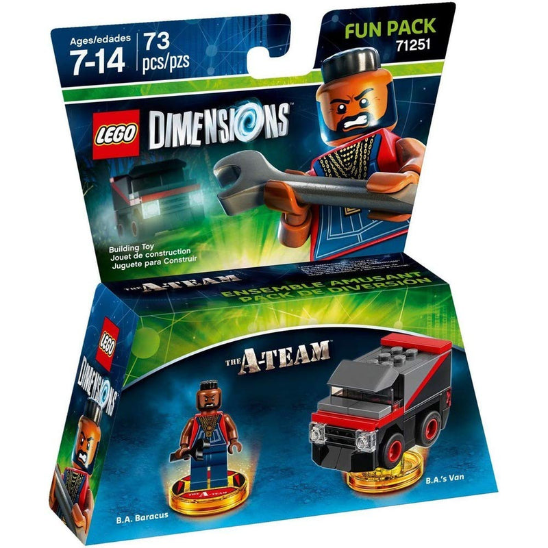 Lego 1000590950 Dimensions - Fun Pack- A-Team, Spiel, A-Team