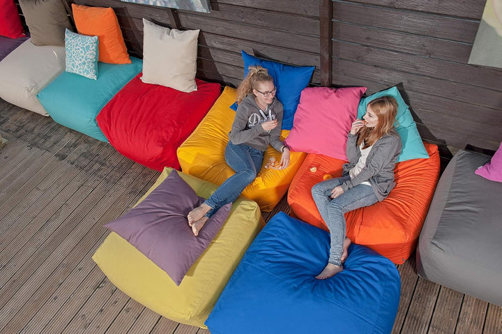 H.O.C.K. Classic Uni Outdoor Kissen inkl. Füllung 70x70cm Creme, 70x70cm Creme