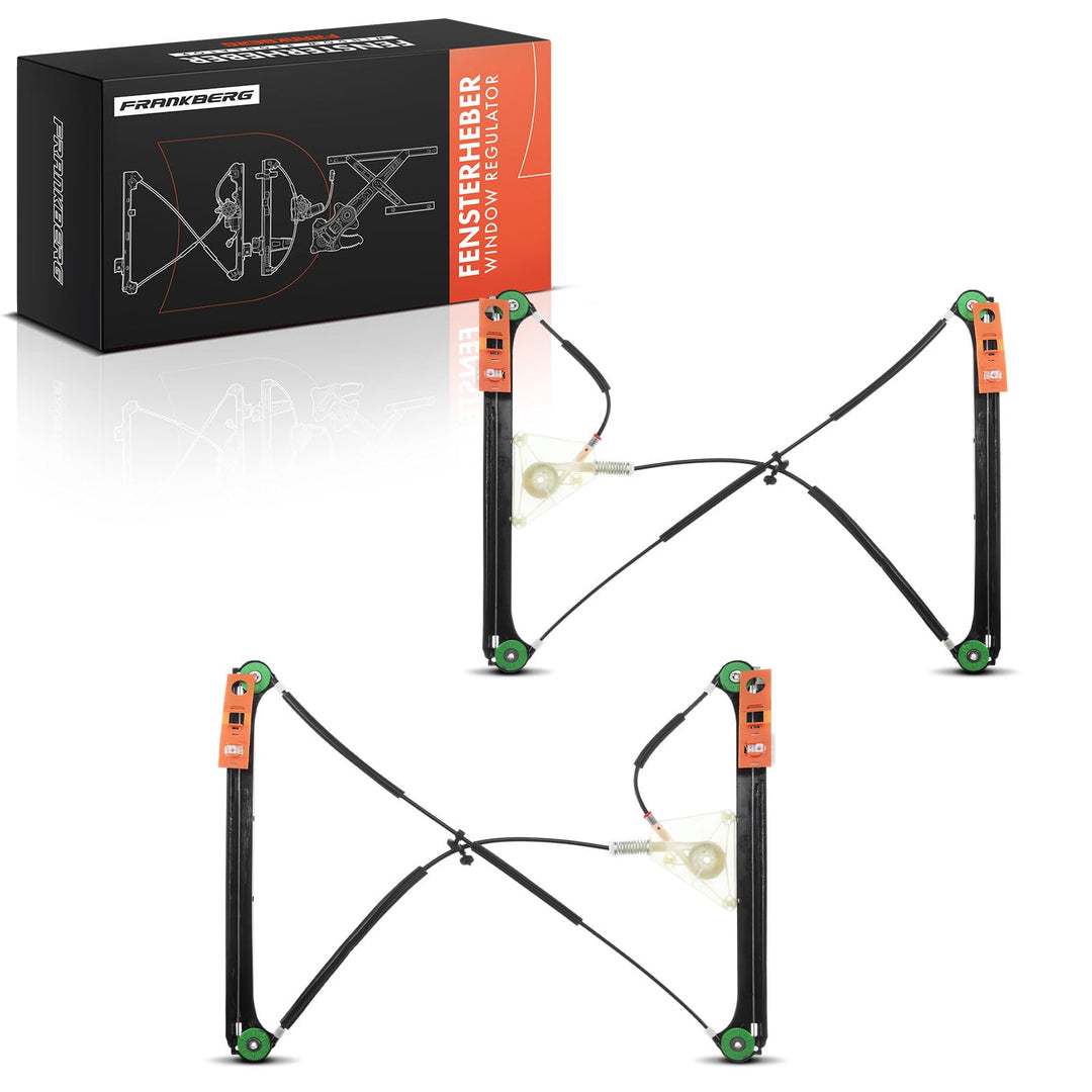 Frankberg 2x Elektrisch Fensterheber Ohne Motor Vorne Links Rechts für A3 8P1 2/3-Türer 2003-2012