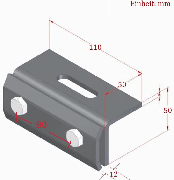 4PCS DACHFALZKLEMME STEHFALZDACH STEHFALZKLEMME BEFESTIGUNG SOLAR MONTAGE EDELSTAHL