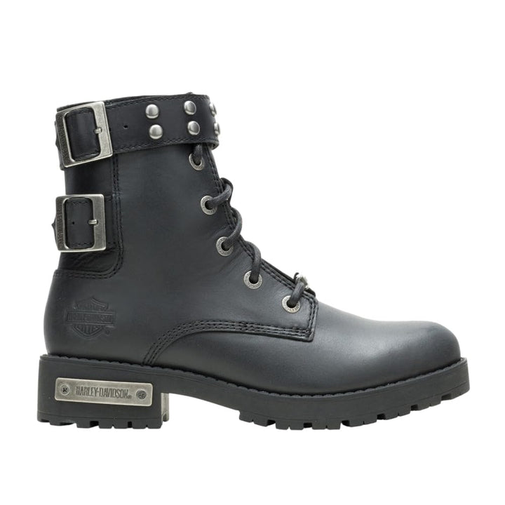 HARLEY-DAVIDSON Footwear Parklyn Damen-Motorradstiefel, 15,2 cm 36 EU Schwarz, 36 EU Schwarz