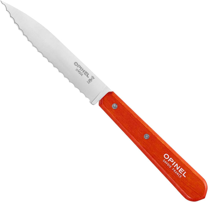Opinel Essentiels Küchenmesser-Set DU CUISINIER, 4-teilig aus rostfreiem Stahl, 254643