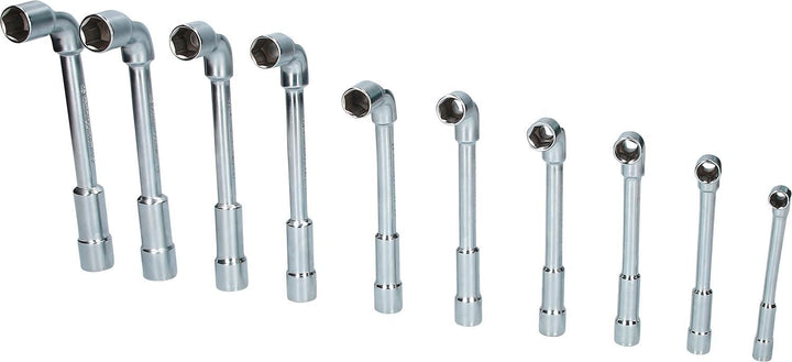BRILLIANT TOOLS BT015100 Doppel-Steckschlüssel-Satz, 10-tlg [Powered by KS TOOLS] 10-tlg. Satz, 10-t