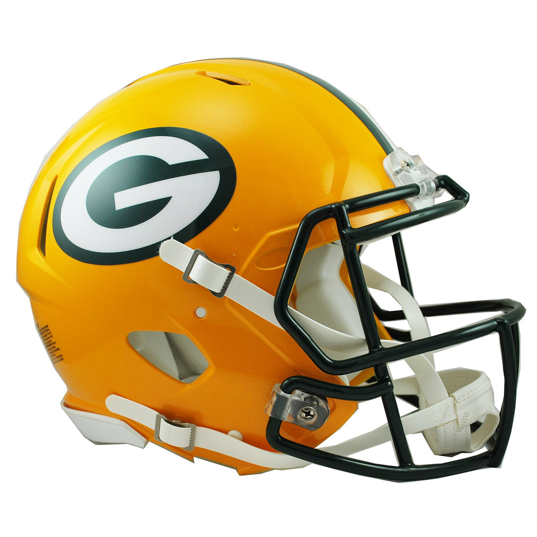 Riddell NFL authentischer Speed Footballhelm für Männer Green Bay Packers One Size Fits All Green Ba