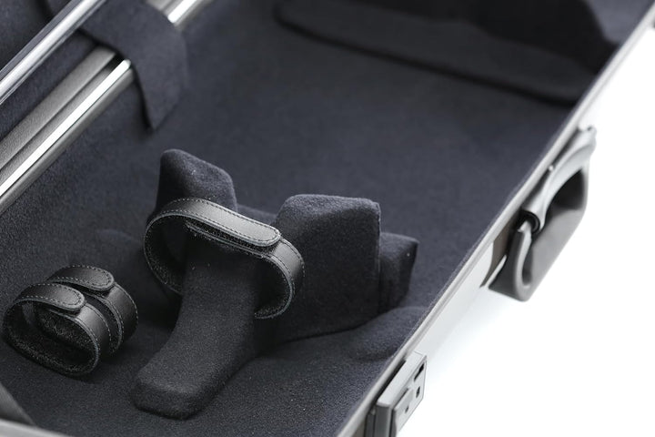 GEWA Violinkoffer AIR 2.1 braun hochglanz Made in Germany braun ohne zusätzlichen Seitengriff, braun