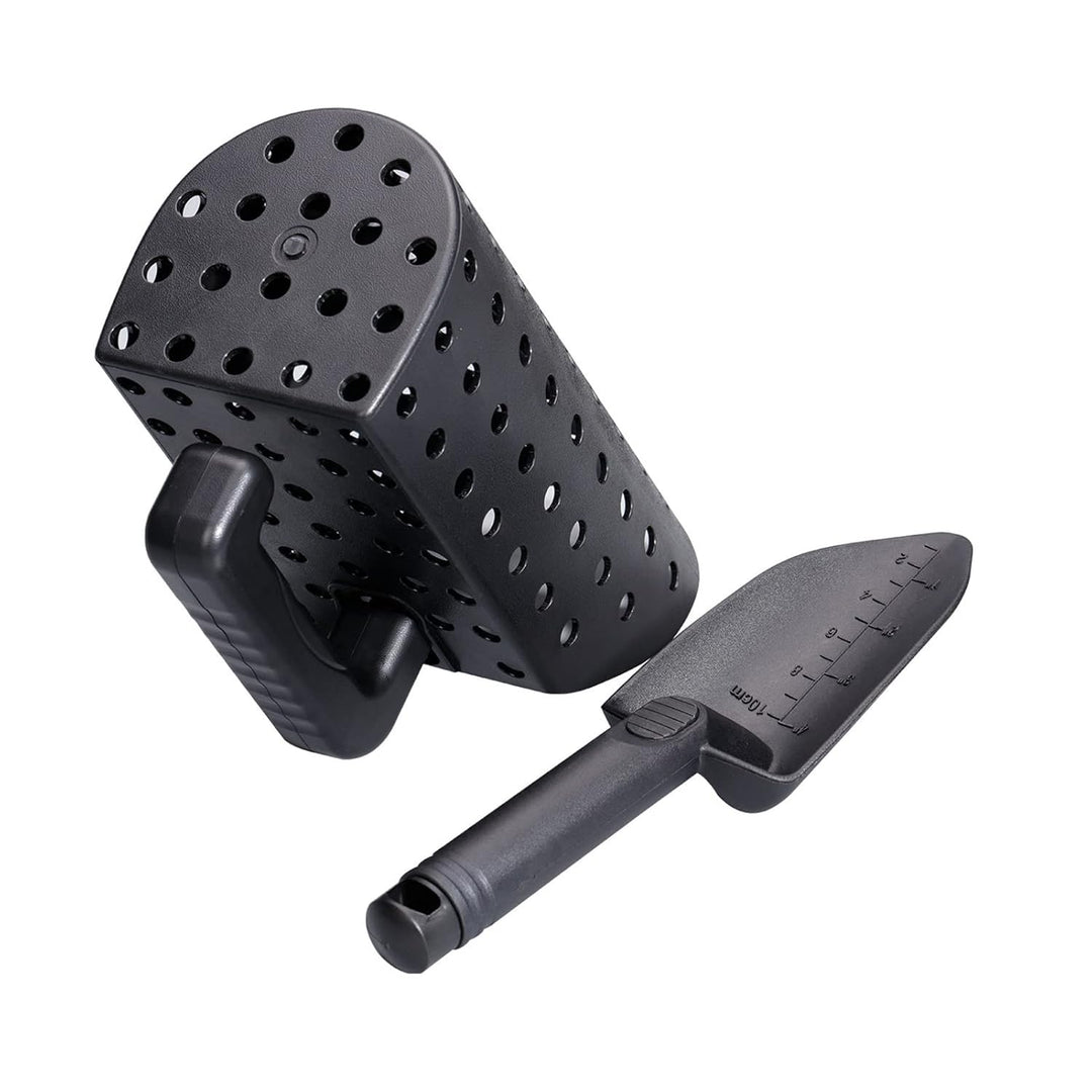 Metallsuch-Sandschaufel-Set, Tragbar, Ergonomisch Robuster ABS-Kunststoff-Sandschaufel und Kelle FüR