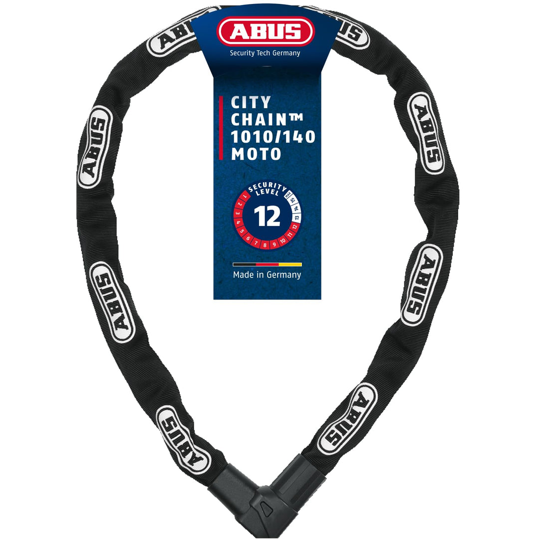 ABUS Kettenschloss CityChain 1010 – Fahrradschloss aus gehärtetem Stahl – ABUS-Sicherheitslevel 12 S