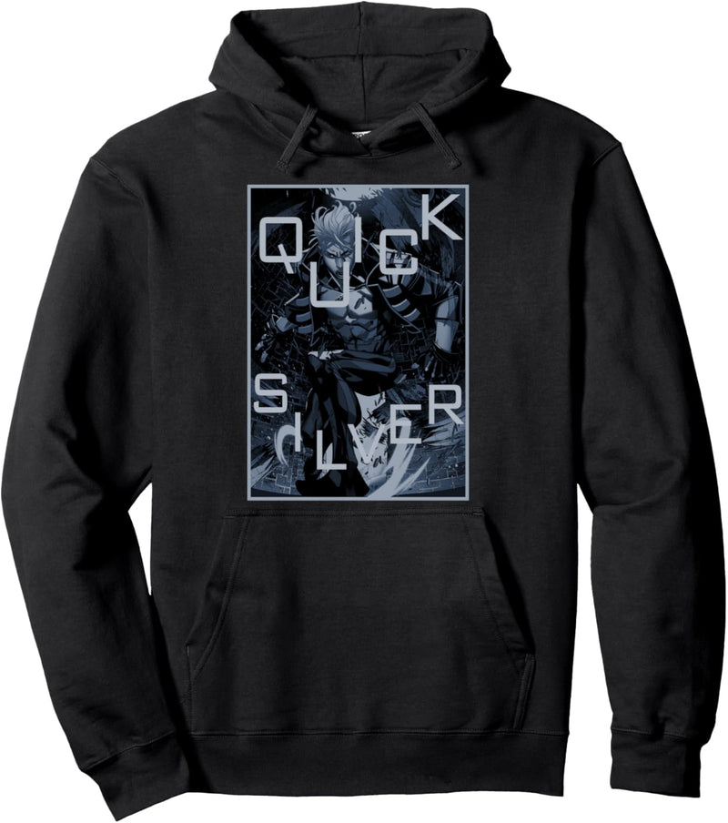 Marvel X-Men Quicksilver The Blink of an Eye Poster Pullover Hoodie