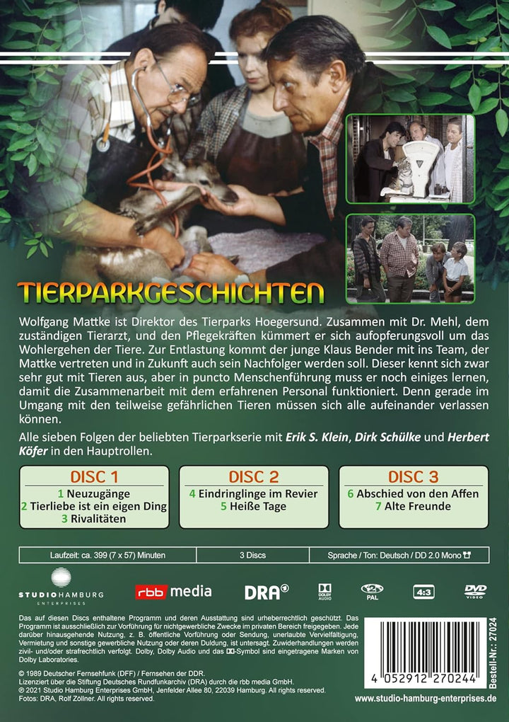 Tierparkgeschichten - Die komplette Serie (DDR TV-Archiv) [3 DVDs], DVD