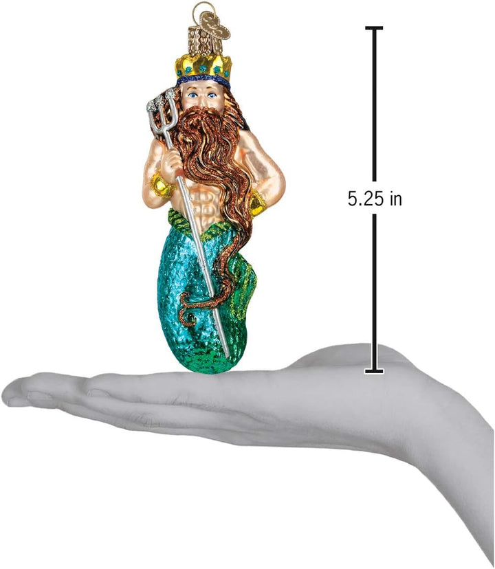 Old World Christmas Ornamente: Meeres- und Wassertiere, geblasene Glasornamente für Weihnachtsbaum,