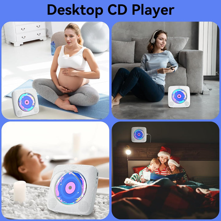 CD Player Kinder: Kegaudio Radio mit CD Player Tragbar CD Player Bluetooth Tragbarer CD Player mit L