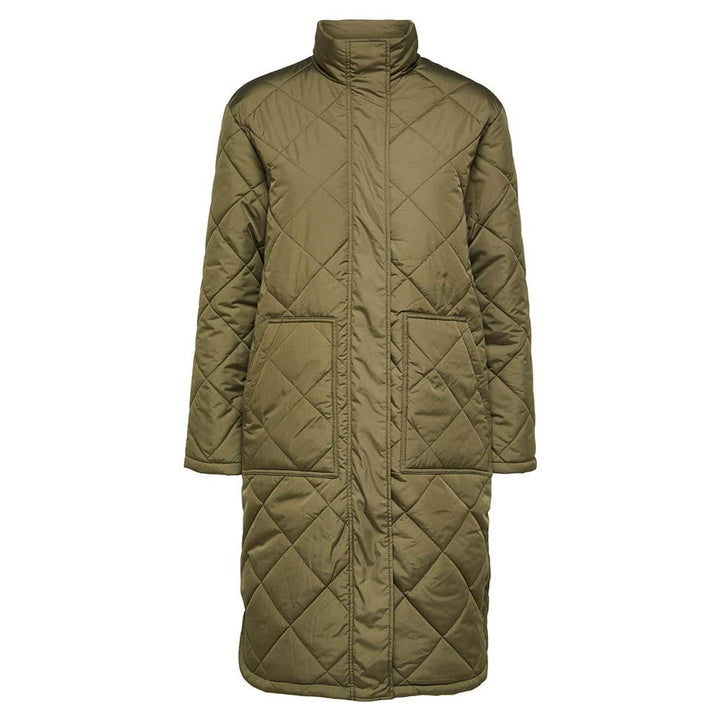 SELECTED FEMME Damen Slfnadina Coat B Noos Mantel 36 Ivy Green, 36 Ivy Green