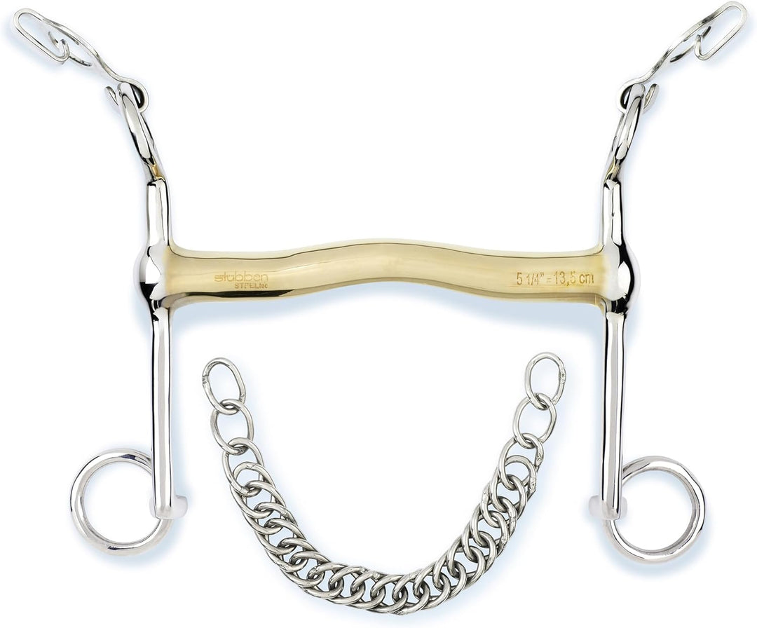 Stübben 2290 Dressurkandare 12,5 cm - 16 mm - Sweet Copper, 12,5 cm - 16 mm - Sweet Copper