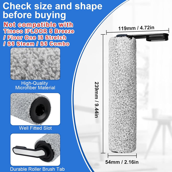Fixbetter Zubehörset für Tineco Floor One S5 / S5 Pro / S5 Pro 2 / S5 Extreme Nass-Trocken All-in-On