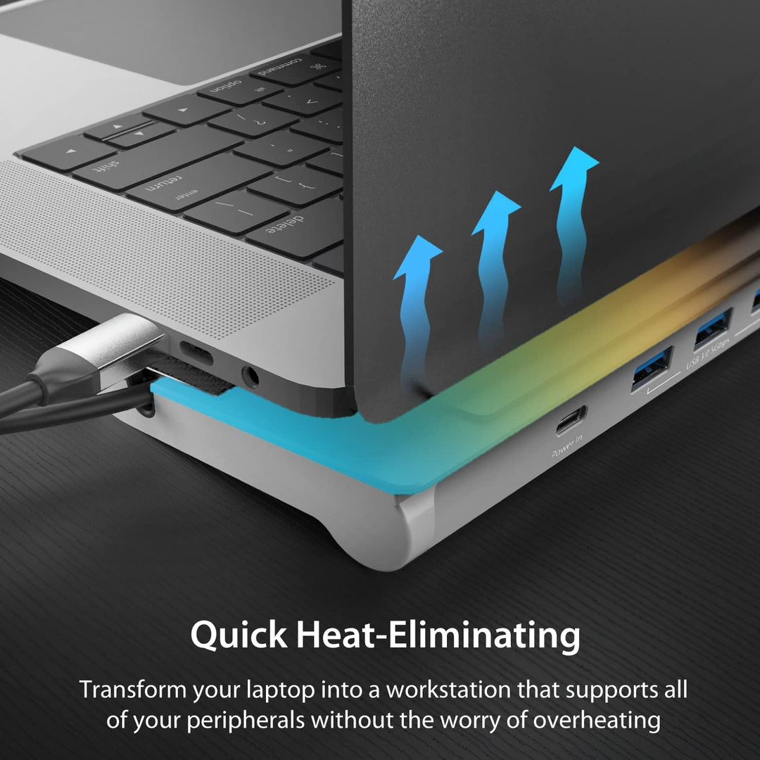 j5create USB-C 4K HDMI Dockingstation (9-in-1), 4K HDMI, 5Gbps USB-A x3, Kartenleser, PD 100W, Gigab