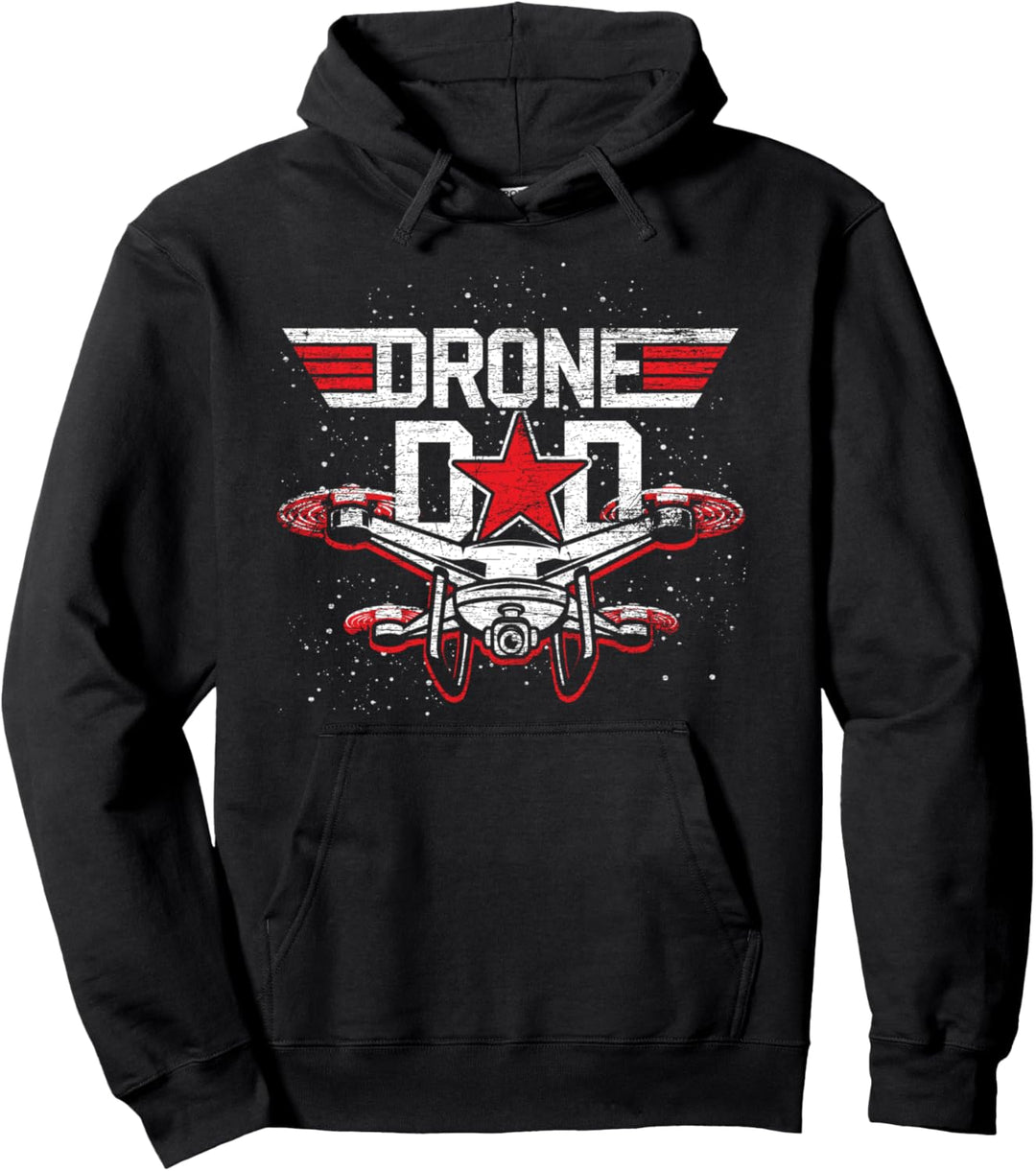 Quadcopter Papa Vatertag Geschenk Drone Pullover Hoodie