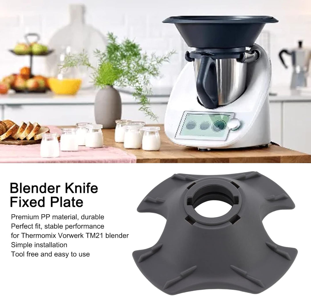 Mixer-Ersatzplatte, Mixer-Messer-Platte für TM21 Küchenmaschine, Ersatz-Befestigungsplattenteile, Mi