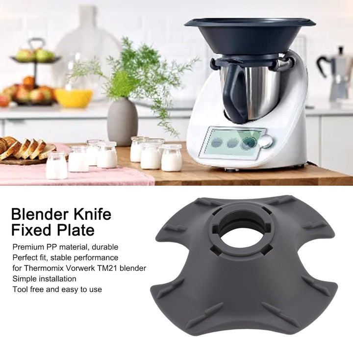 Mixer-Ersatzplatte, Mixer-Messer-Platte für TM21 Küchenmaschine, Ersatz-Befestigungsplattenteile, Mi