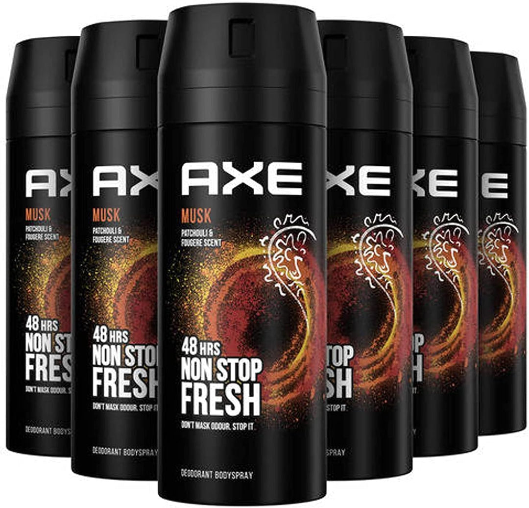 Axe Deo Bodyspray Musk im neuen Design - 150ml (6´er Pack)