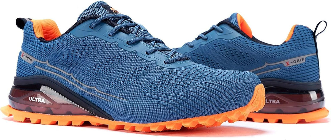 Kricely Traillaufschuhe Herren Leicht Atmungsaktiv Wanderstiefel rutschfest Laufschuhe Outdoor Fitne