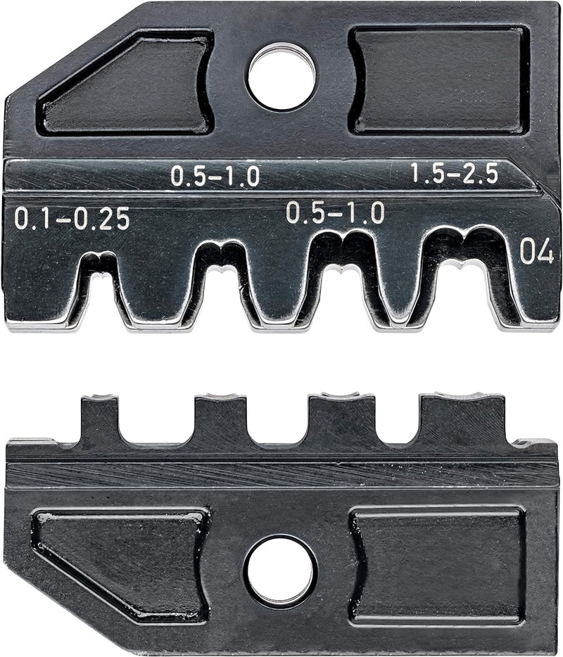 Knipex Crimpeinsatz für unisolierte, offene Steckverbinder 2,8 + 4,8 mm 97 49 04