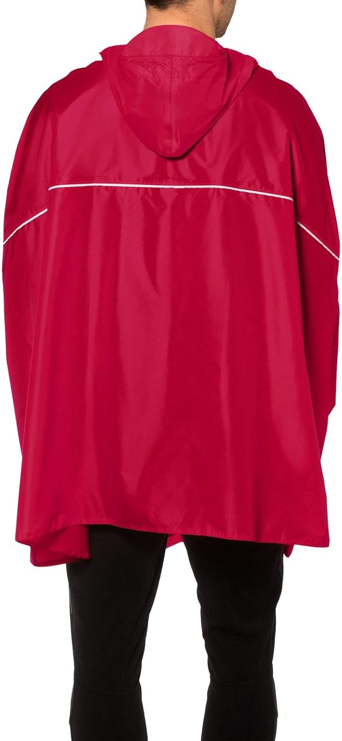 VAUDE Regenponcho Valdipino Poncho - Damen und Herren wasserdicht - Outdoorponcho Regenschutz mit in