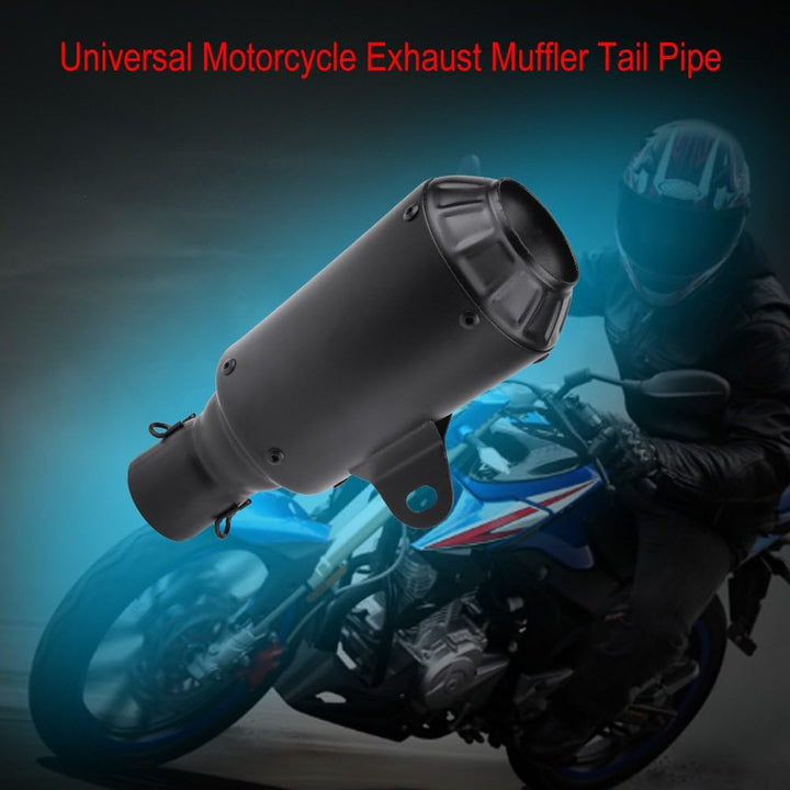 Motorrad Auspuffrohr, Universal Schalldämpfer Auspuff Endrohr Endrohr Spitze Edelstahl für die meist