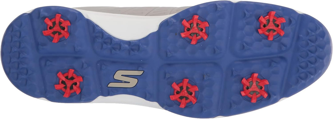 Skechers Herren Go Golf Torque Sneaker 40.5 EU Weit Gray Blue Sole, 40.5 EU Weit Gray Blue Sole